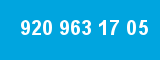 920 963 17 05